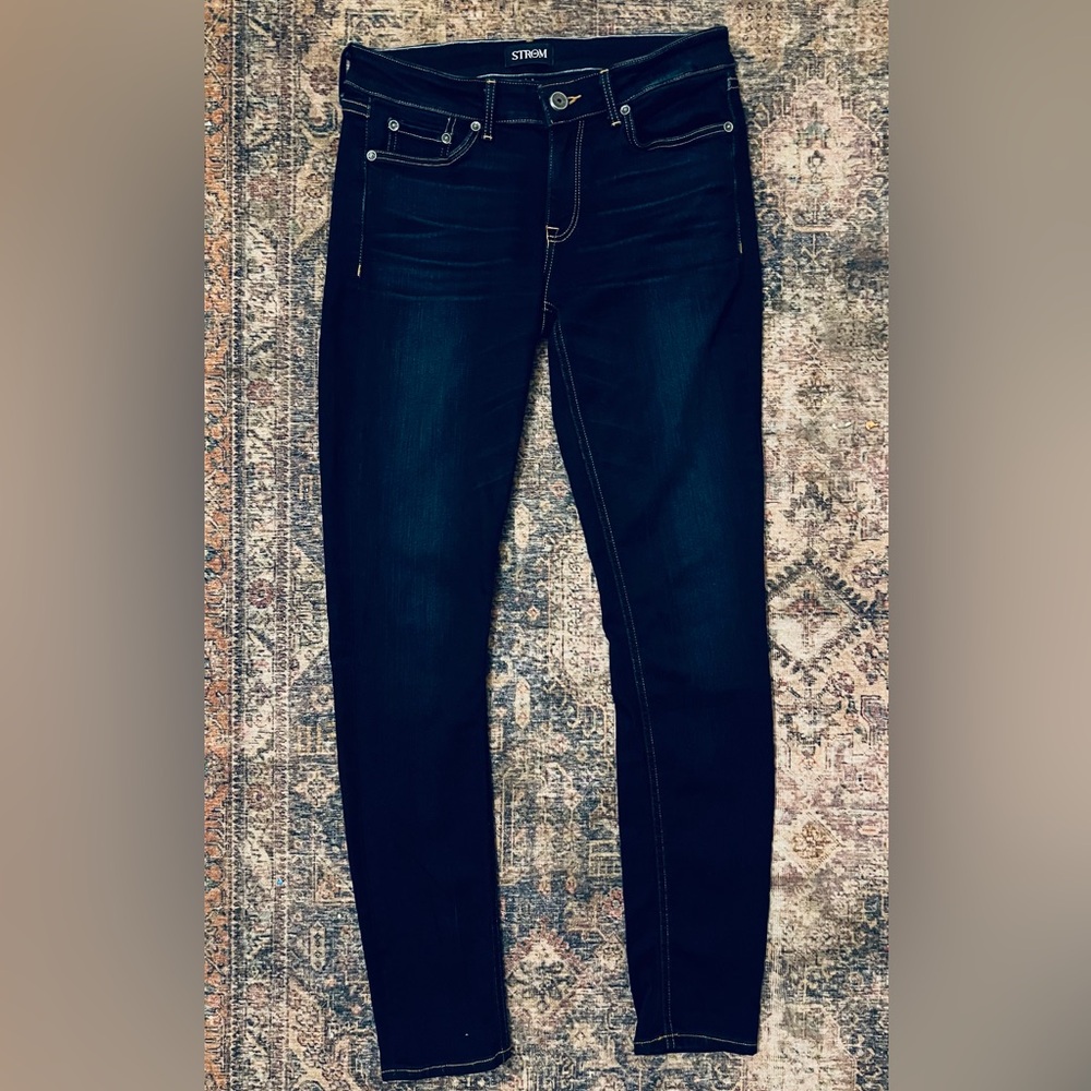 Strom Blue Skinny Jeans Classic Fit